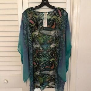 Rubber Ducky Sheer Flowy Kaftan